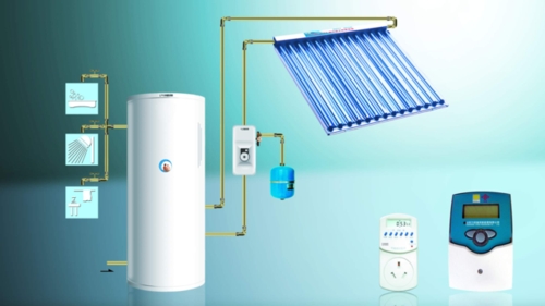 Pressurized Split Solar Water Heating System